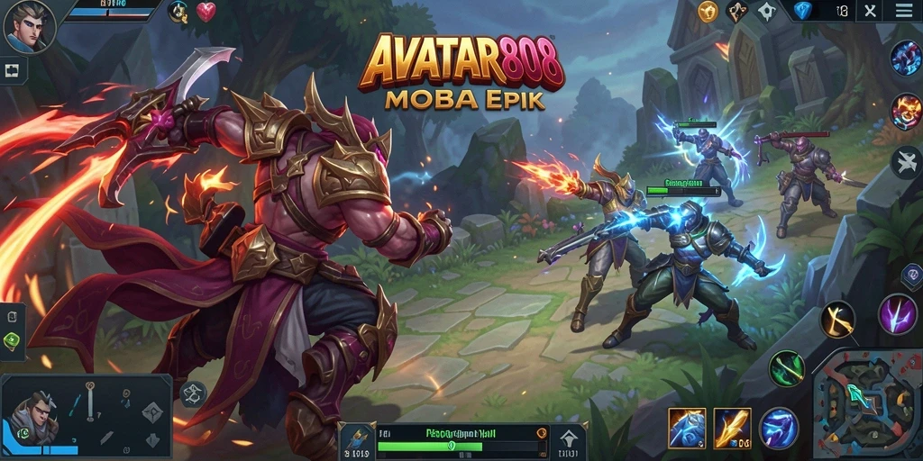 Tampilan gameplay seru dari AVATAR808 yang menarik untuk dimainkan.