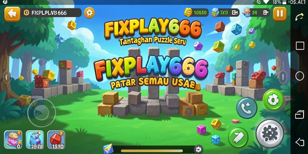 Tampilan gameplay menantang dengan berbagai teka-teki menarik di FIXPLAY666.