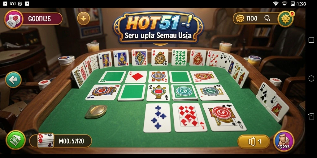 Tampilan menarik dari gameplay HOT51 yang seru dan kompetitif.