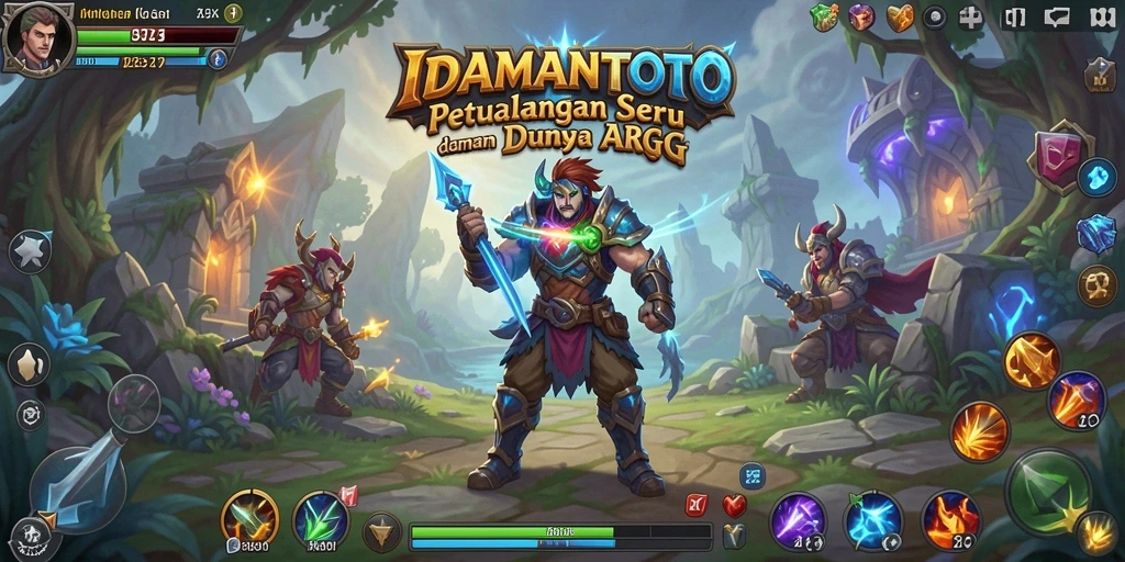 Tampilan menarik dari gameplay IDAMANTOTO dengan pertempuran seru.